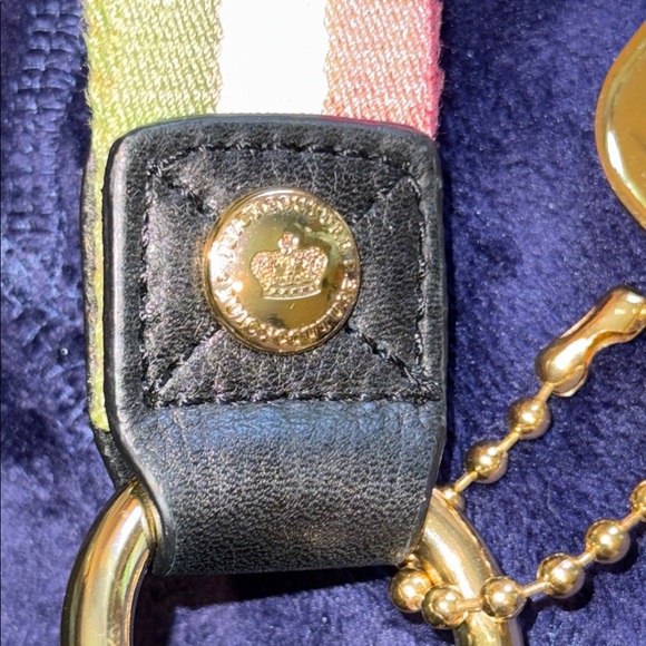 Juicy Couture Black Quilted Mini Bag with Gold Accents - Picture 8 of 14